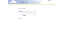 Desktop Screenshot of intern.segelflug-aukrug.de